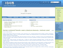 Tablet Screenshot of idem.hr