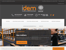 Tablet Screenshot of idem.fr